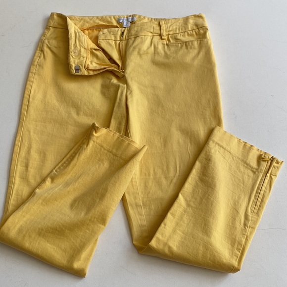 New York & Company Super Comfy Flat Front Stretch Trousers Ankle Pants, Size 4 - Picture 5 of 9